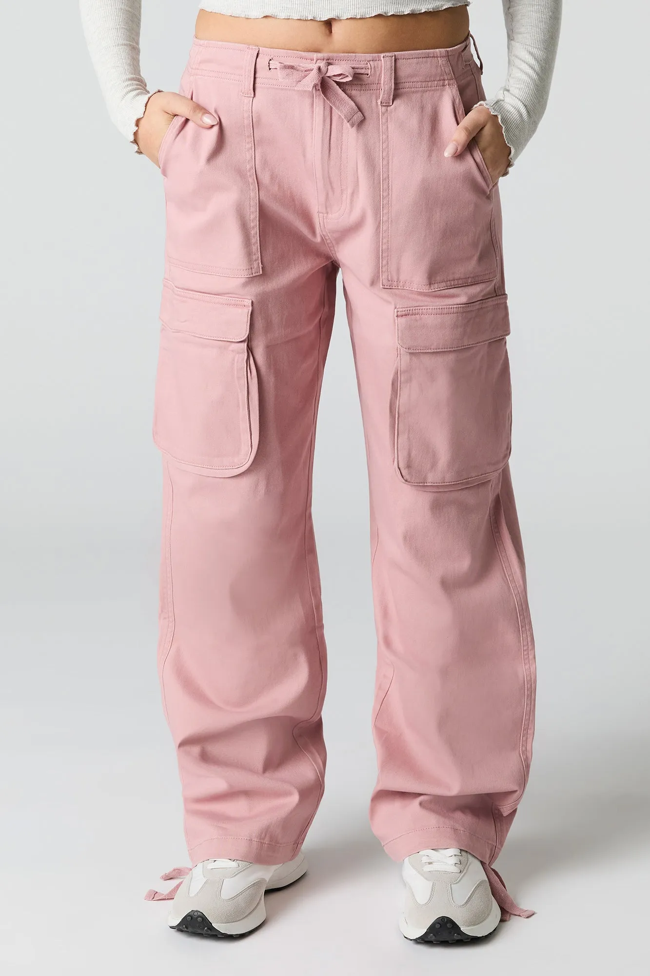Drawstring Waist Cargo Pant sold by Charlotte Russe product image thumbnail 2