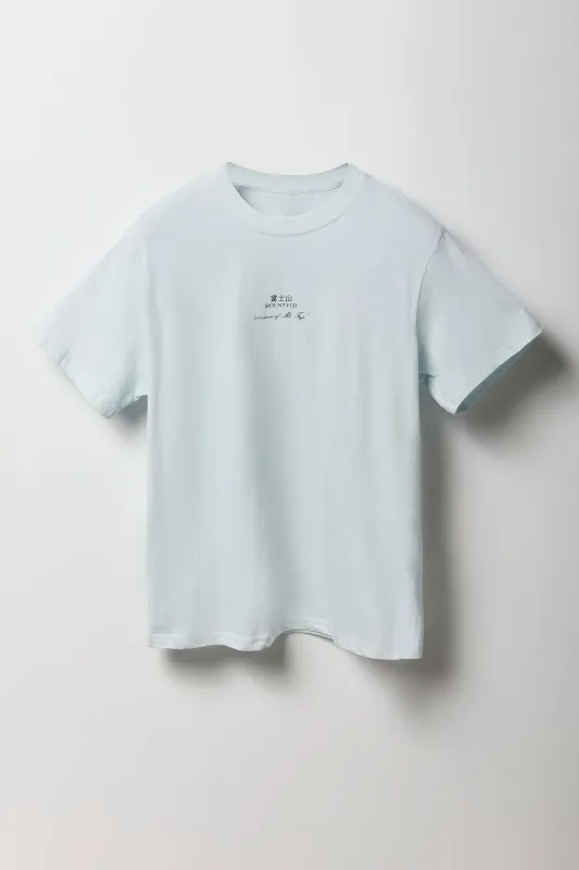 Mount Fuji Graphic T-Shirt sold by Charlotte Russe