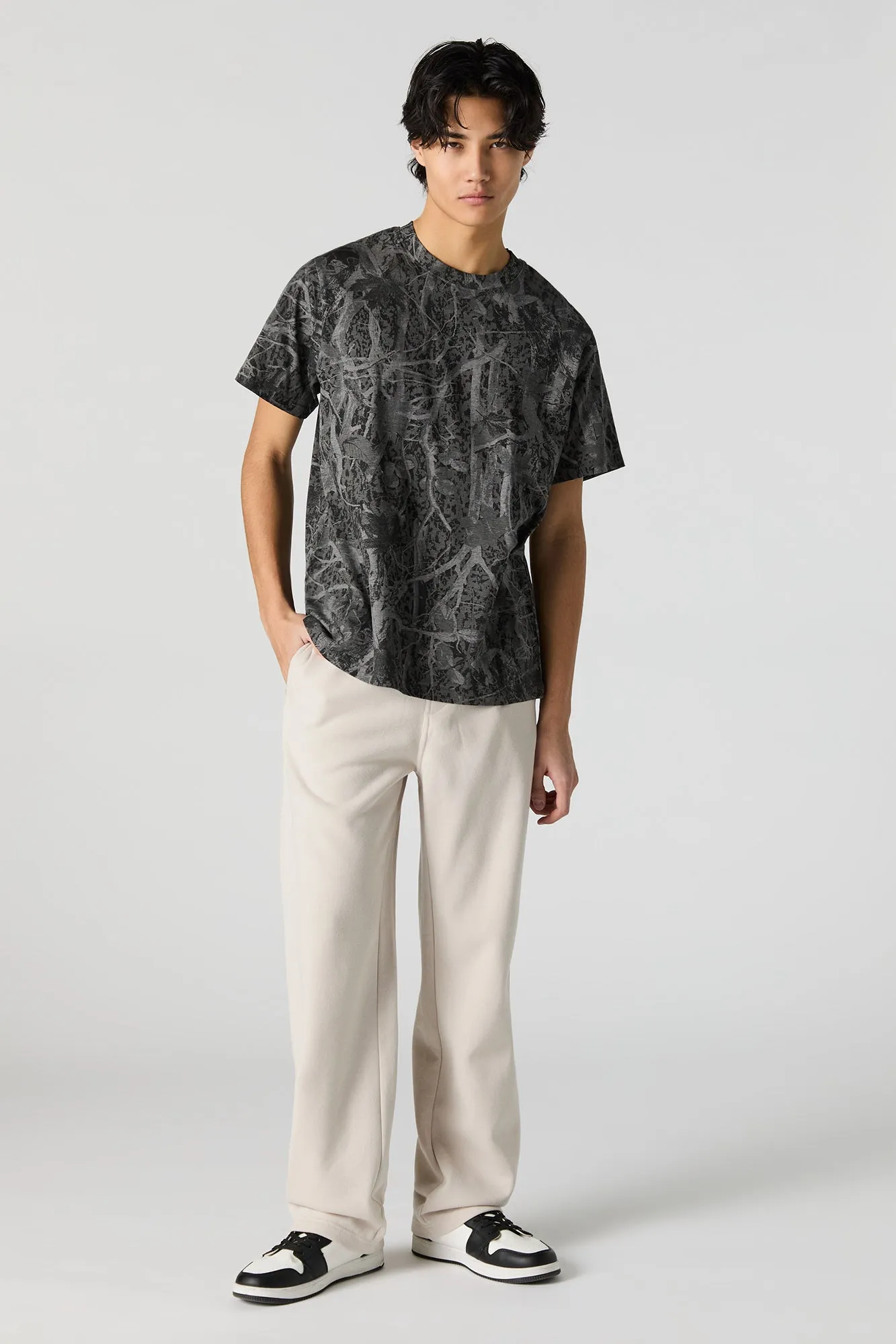 Solid Fleece Sweatpant sold by Charlotte Russe product image thumbnail 2