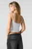 Ribbed Lace Trim Tank with Built-In Bra Cups sold by Charlotte Russe