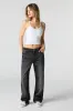 Ribbed Lace Trim Tank with Built-In Bra Cups sold by Charlotte Russe