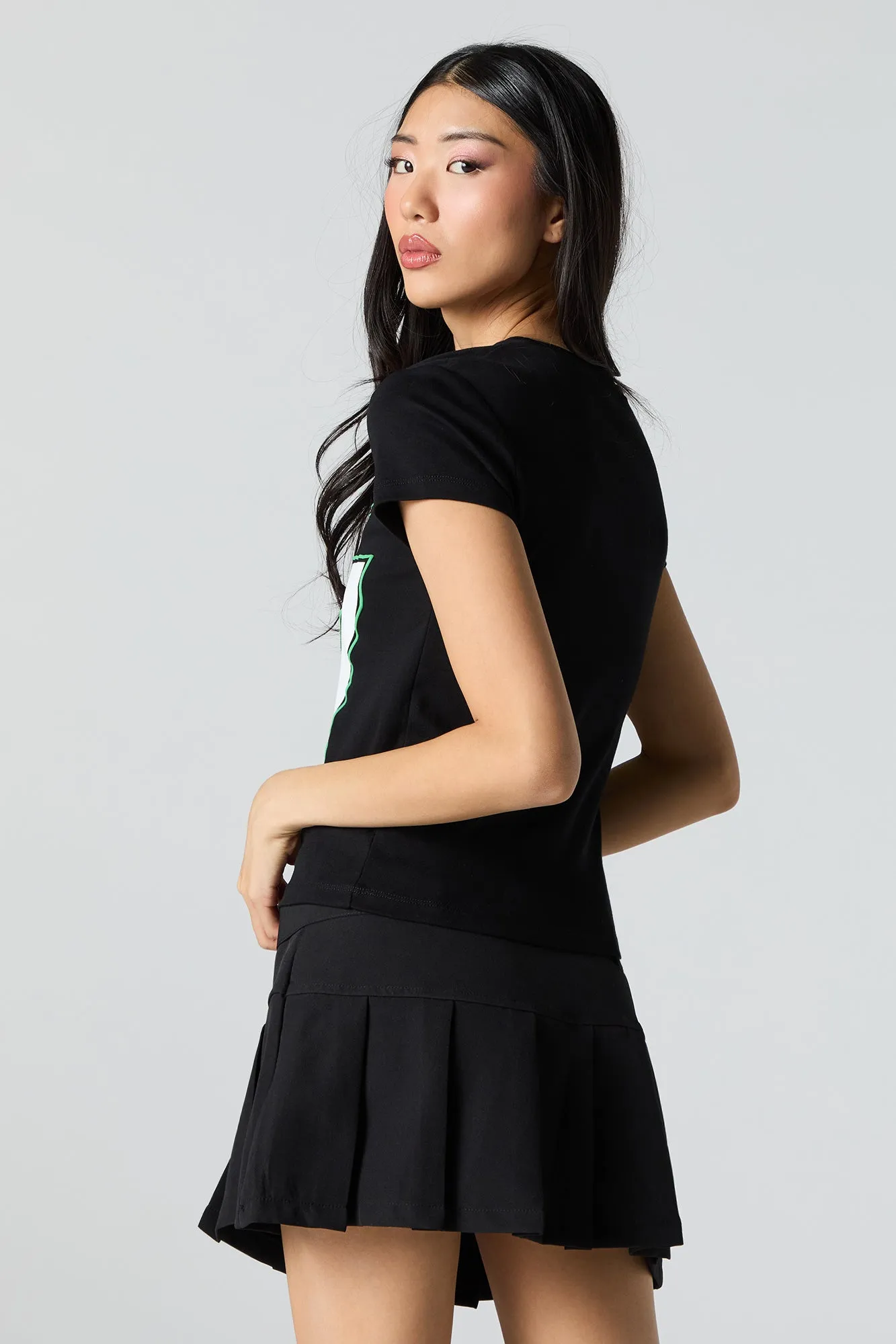 Ribbed St Patrick's T-Shirt sold by Charlotte Russe product image thumbnail 5