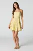 Printed Tie Back Tiered Mini Dress sold by Charlotte Russe