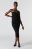 Mesh Ruched Bustier Midi Dress sold by Charlotte Russe