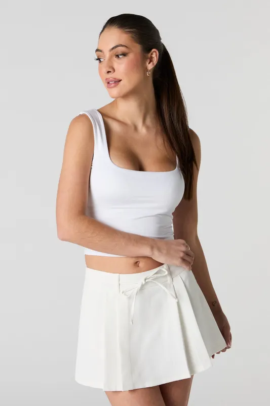 Drawstring Pleated Skort sold by Charlotte Russe