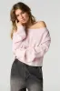 Off Shoulder Skimmer Sweater sold by Charlotte Russe