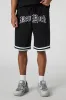 New York Graphic Mesh Active Short sold by Charlotte Russe