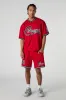 Chicago Graphic Mesh Active Short sold by Charlotte Russe