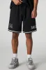 LA Graphic Mesh Active Short sold by Charlotte Russe