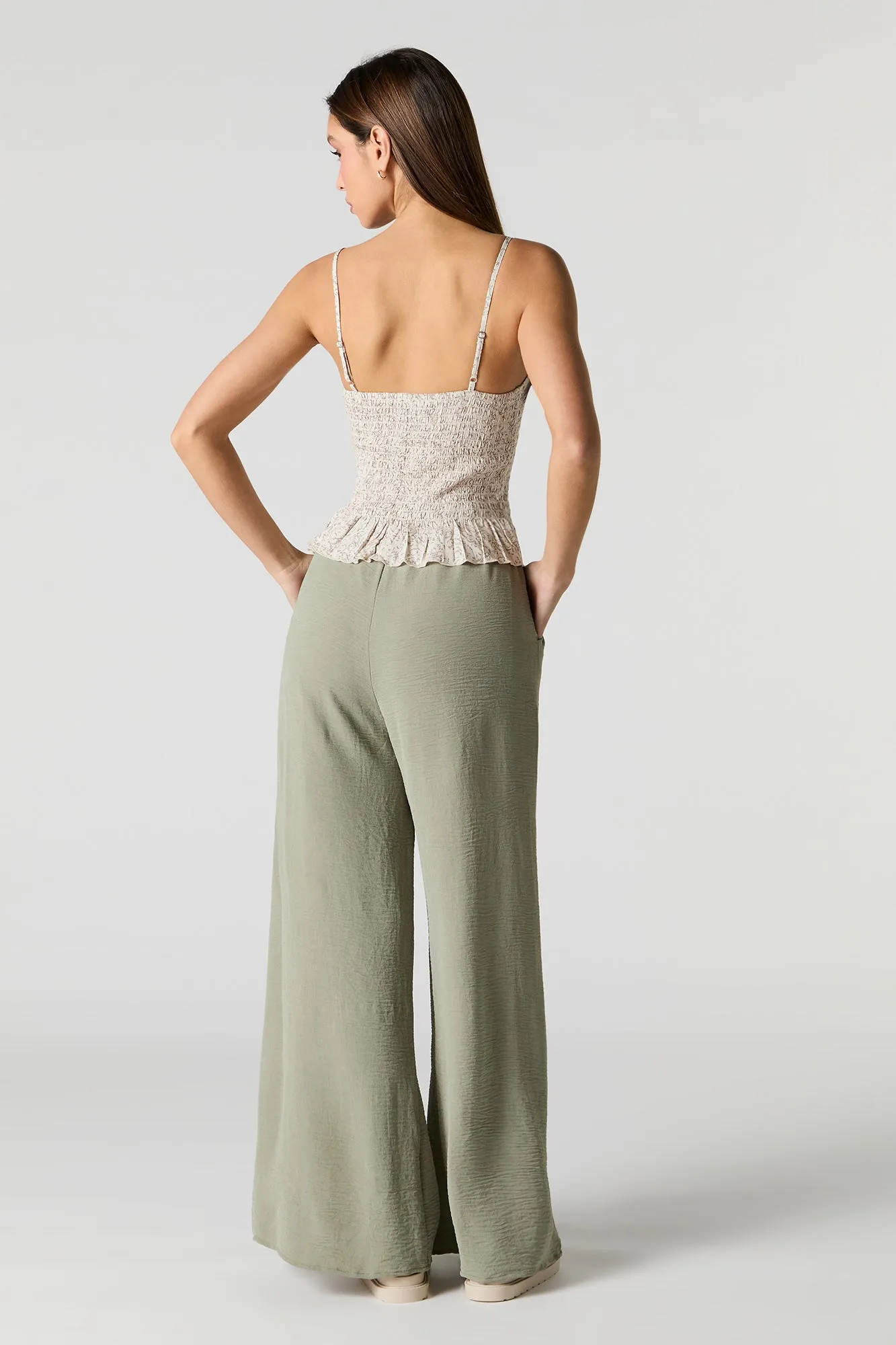 Flowy Wide Leg Pant sold by Charlotte Russe product image thumbnail 3