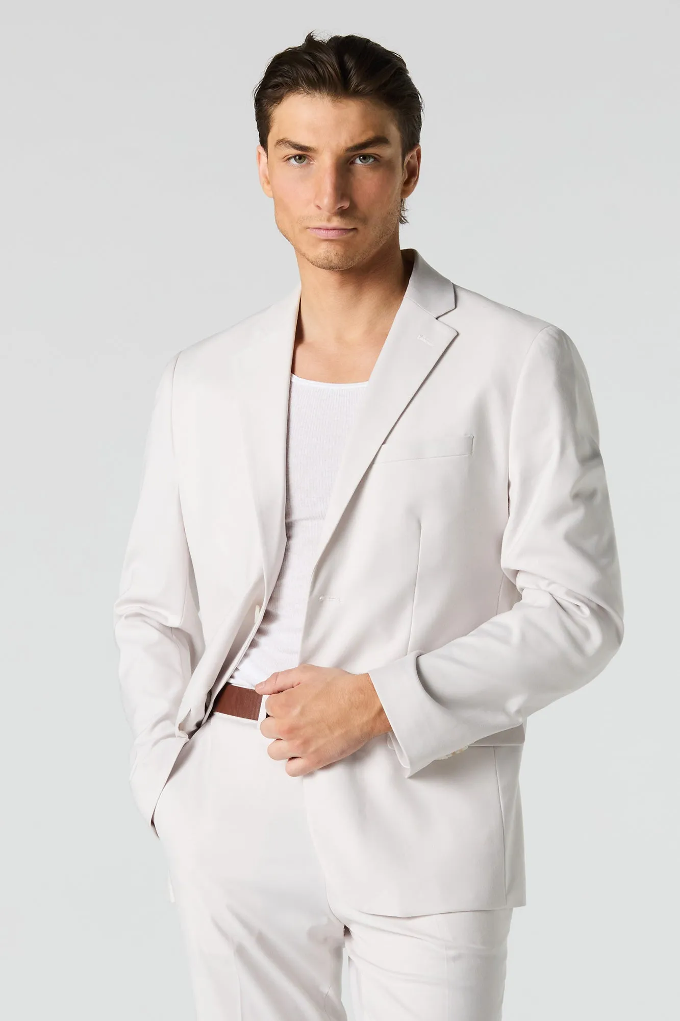 Slim Fit Suit Jacket sold by Charlotte Russe product image thumbnail 4