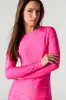 Long Sleeve Rashguard Swim Top sold by Charlotte Russe