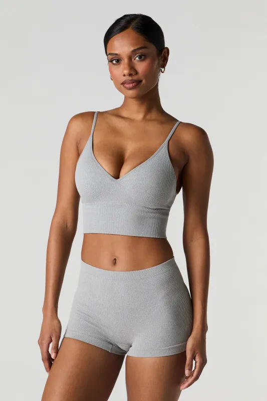 Seamless Ribbed Boy Short (2 Pack) sold by Charlotte Russe