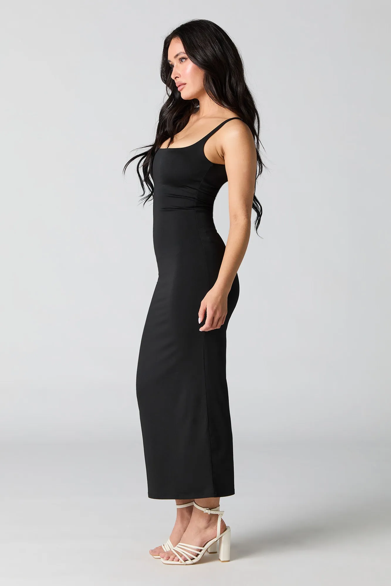 Contour Square Neck Maxi Dress with Built-In Cups sold by Charlotte Russe product image thumbnail 5