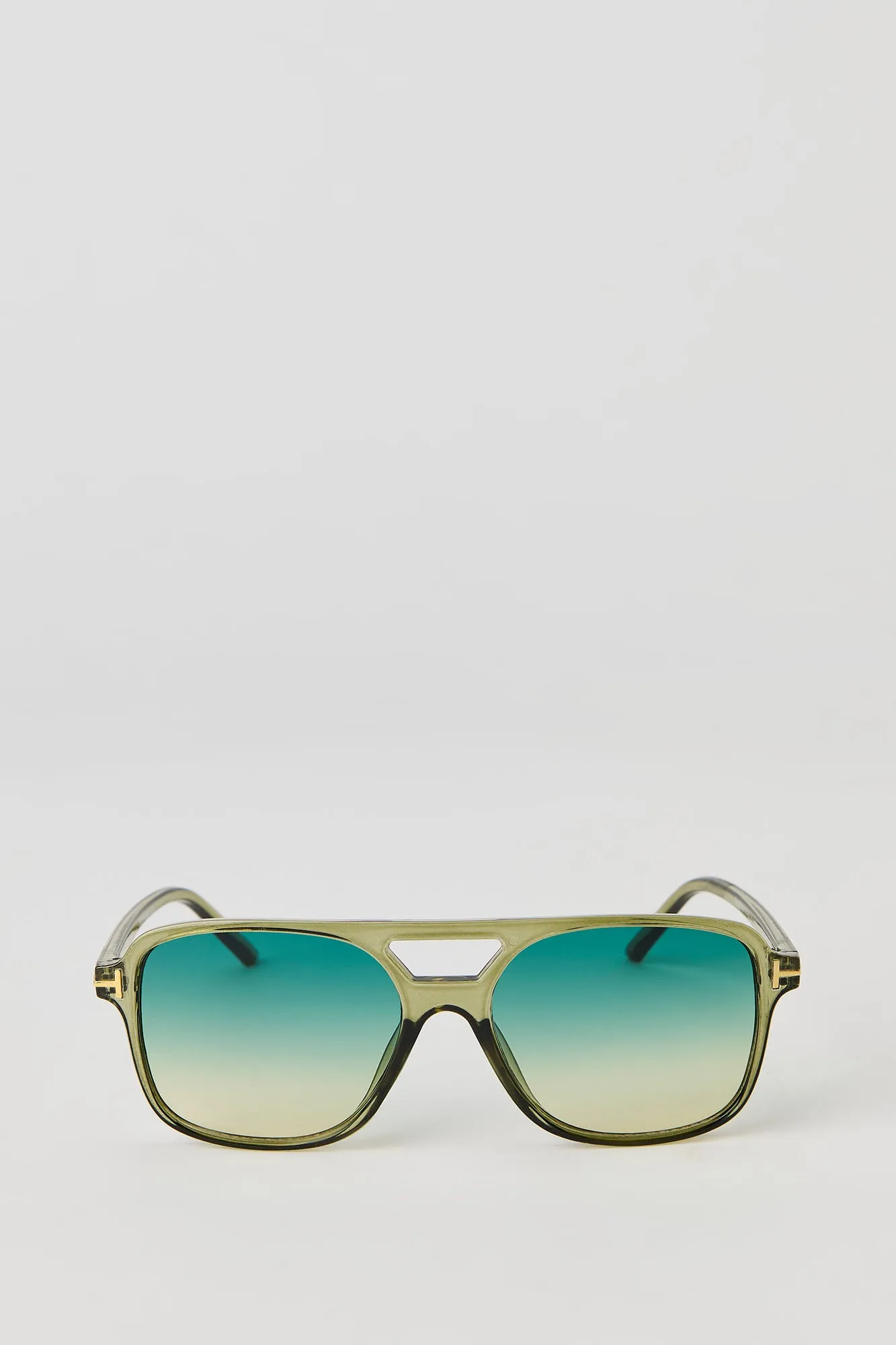 Clear Aviator Sunglasses sold by Charlotte Russe