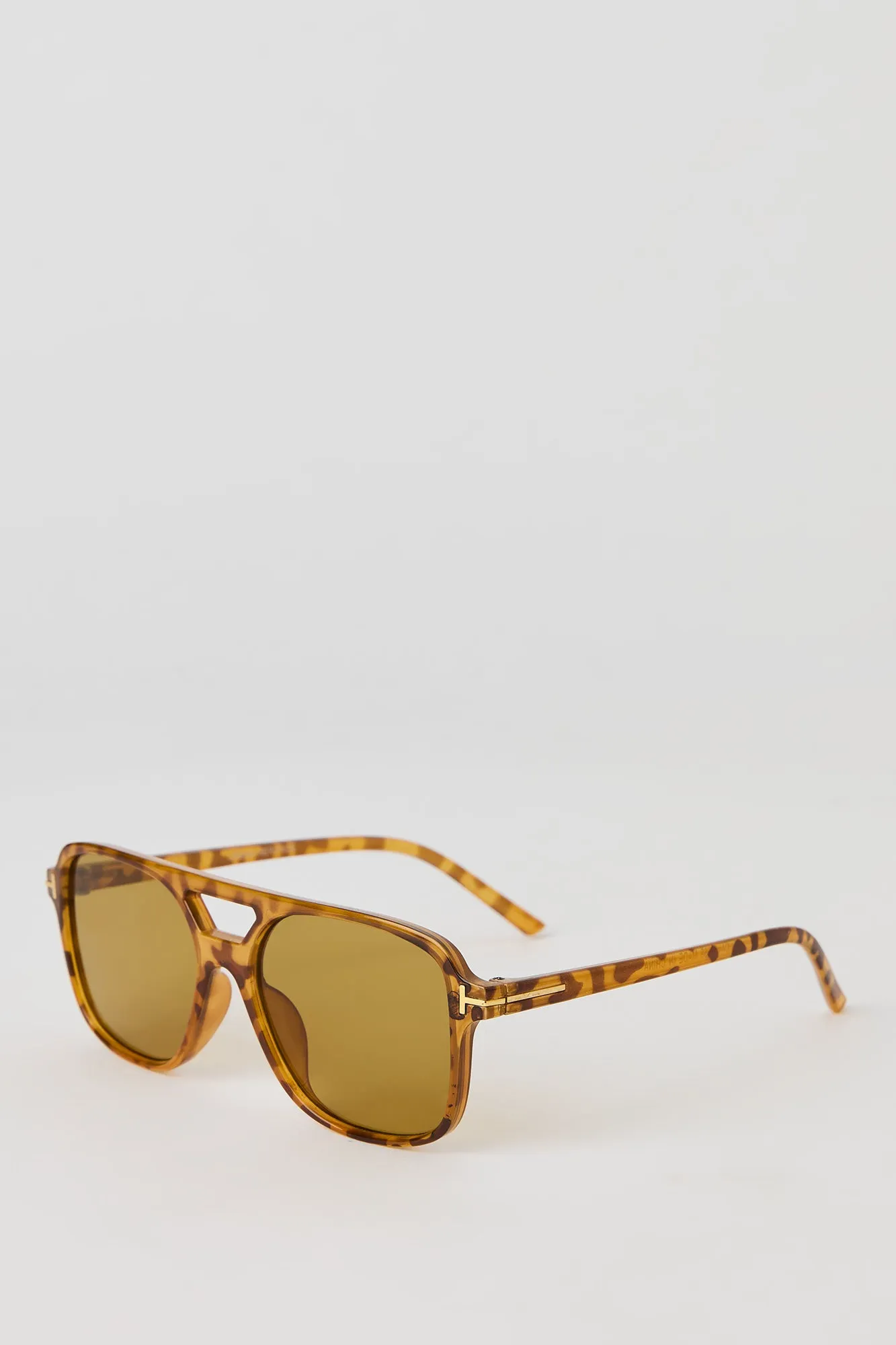 Clear Aviator Sunglasses sold by Charlotte Russe product image thumbnail 5