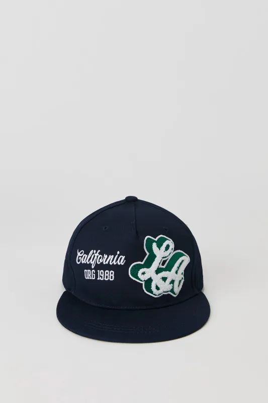 City Chenille Embroidered Snapback Hat sold by Charlotte Russe