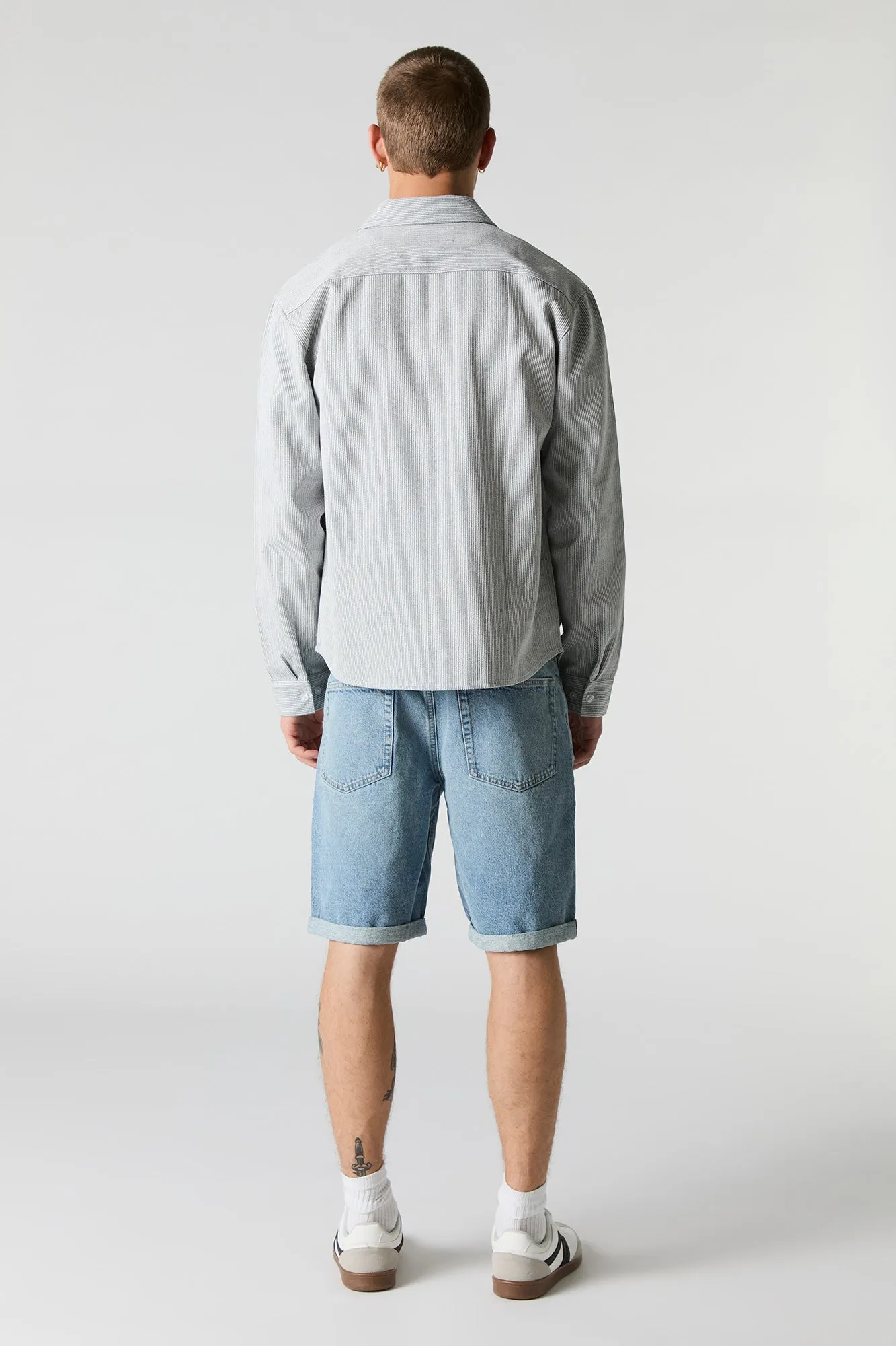 Distressed Denim Jort sold by Charlotte Russe product image thumbnail 3