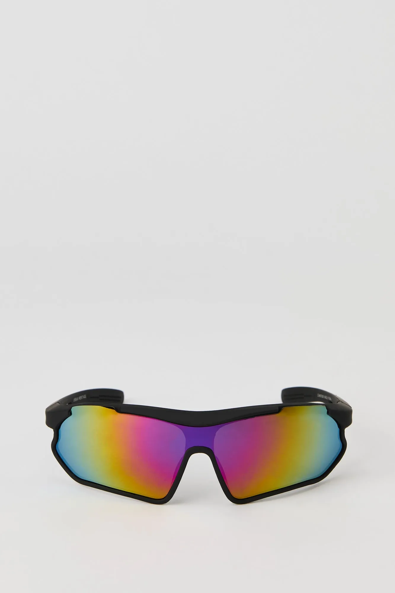 Soft Touch Sporty Shield Sunglasses sold by Charlotte Russe product image thumbnail 4