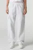 Solid Fleece Wide Leg Cargo Sweatpant sold by Charlotte Russe