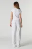 Solid Fleece Wide Leg Cargo Sweatpant sold by Charlotte Russe