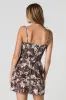 Printed Smocked Tiered Mini Dress sold by Charlotte Russe