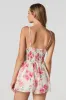 Floral Chiffon Crochet Waist Romper sold by Charlotte Russe