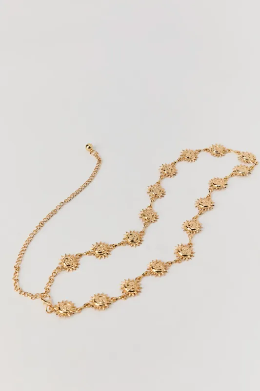 Sun & Moon Chain Belt sold by Charlotte Russe
