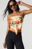 Printed Satin Multiway Scarf sold by Charlotte Russe