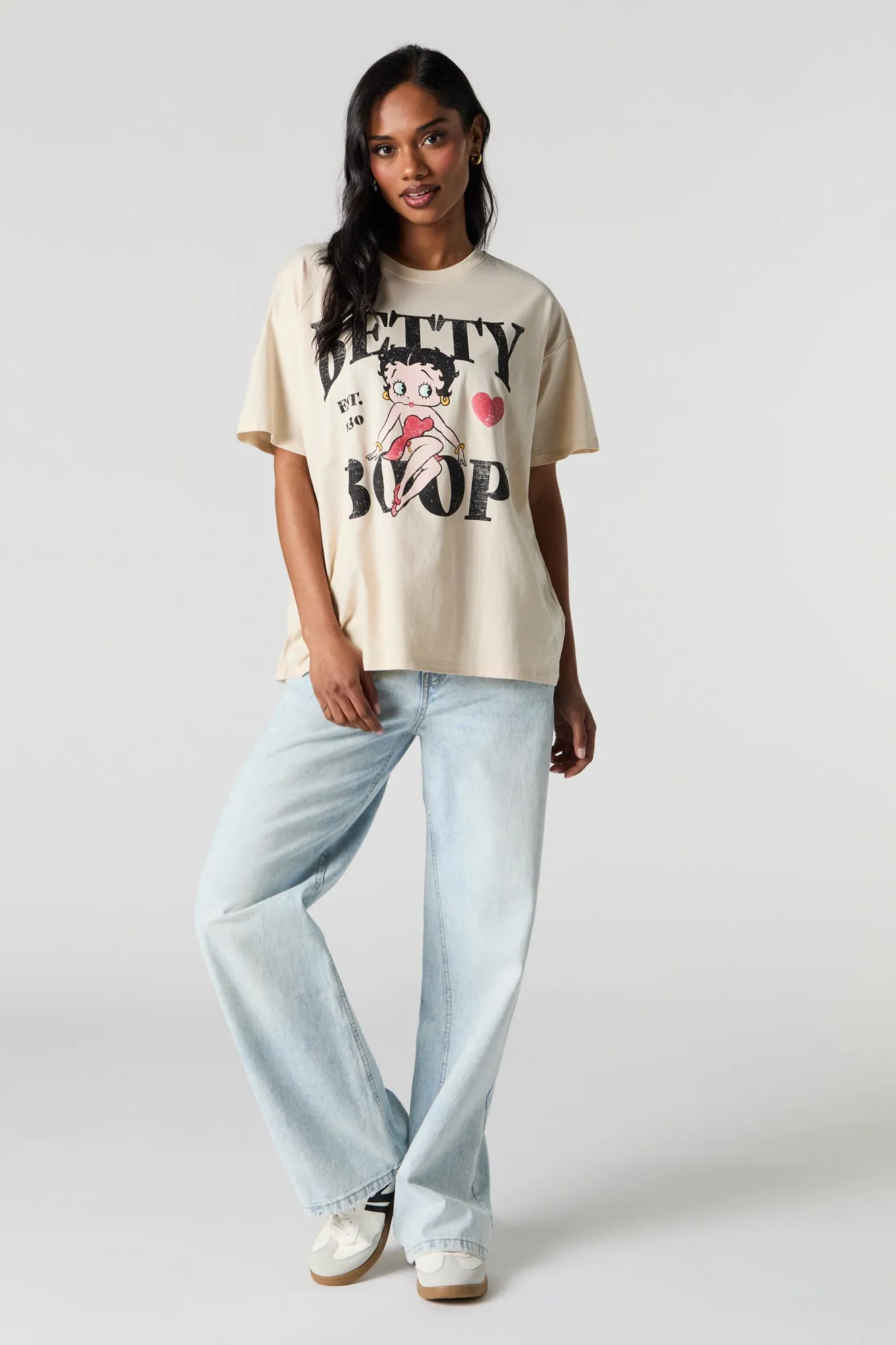 Betty Boop Graphic Boyfriend T-Shirt sold by Charlotte Russe product image thumbnail 3