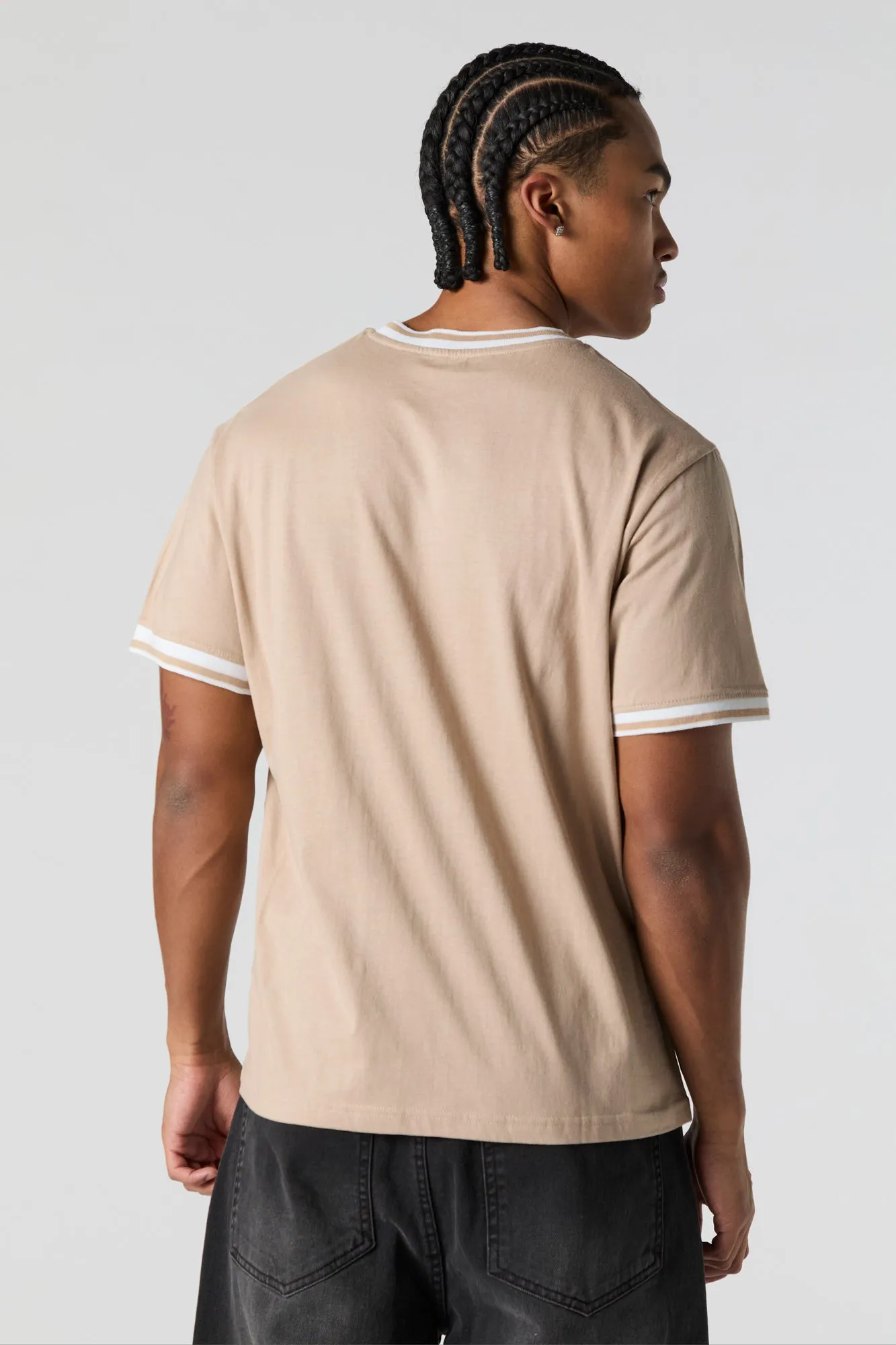 Graphic Ringer T-Shirt sold by Charlotte Russe product image thumbnail 2