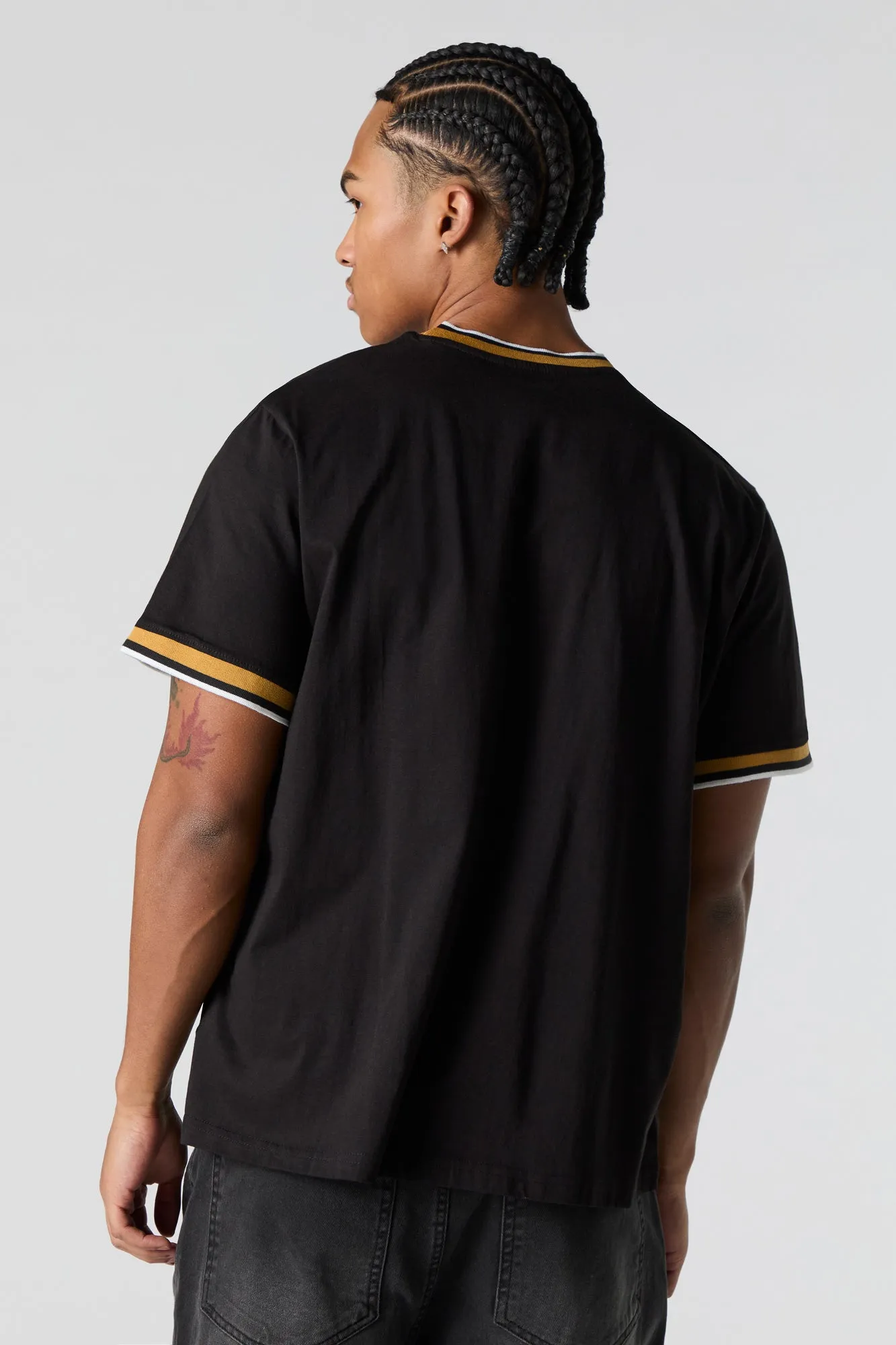 Graphic Ringer T-Shirt sold by Charlotte Russe product image thumbnail 5