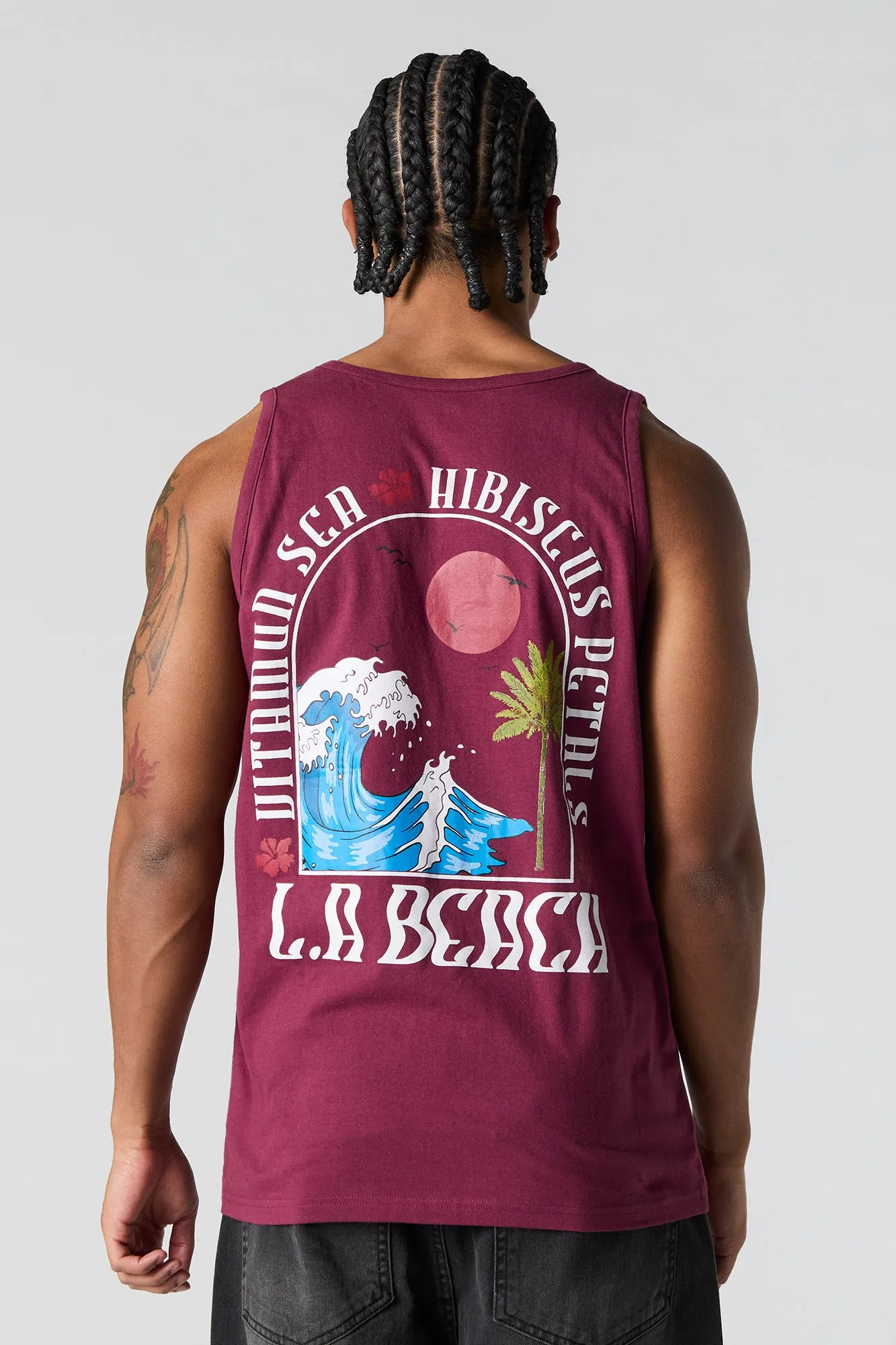 LA Beach Graphic Tank sold by Charlotte Russe