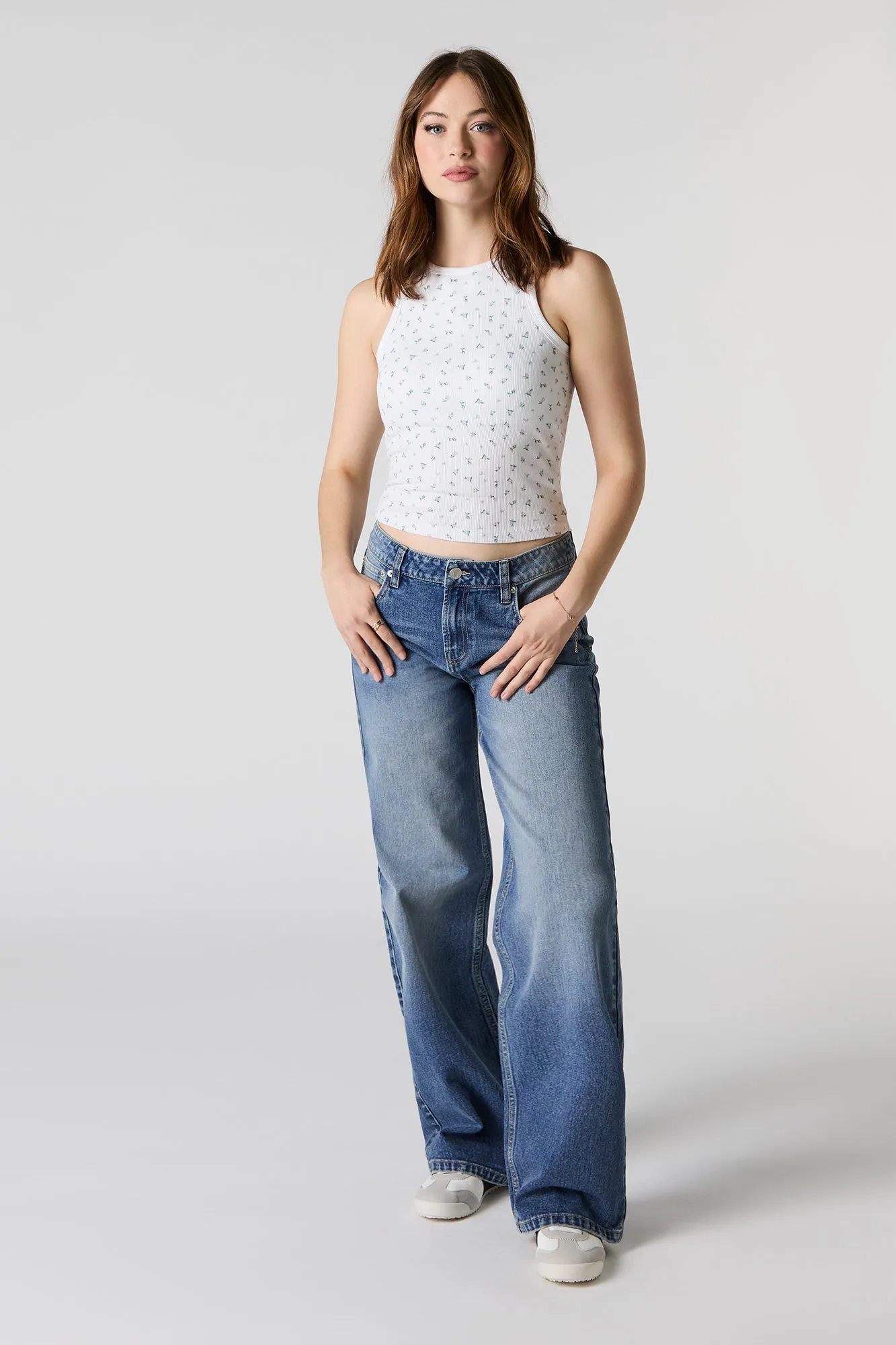 Dark Wash Low Rise Skater Jean sold by Charlotte Russe