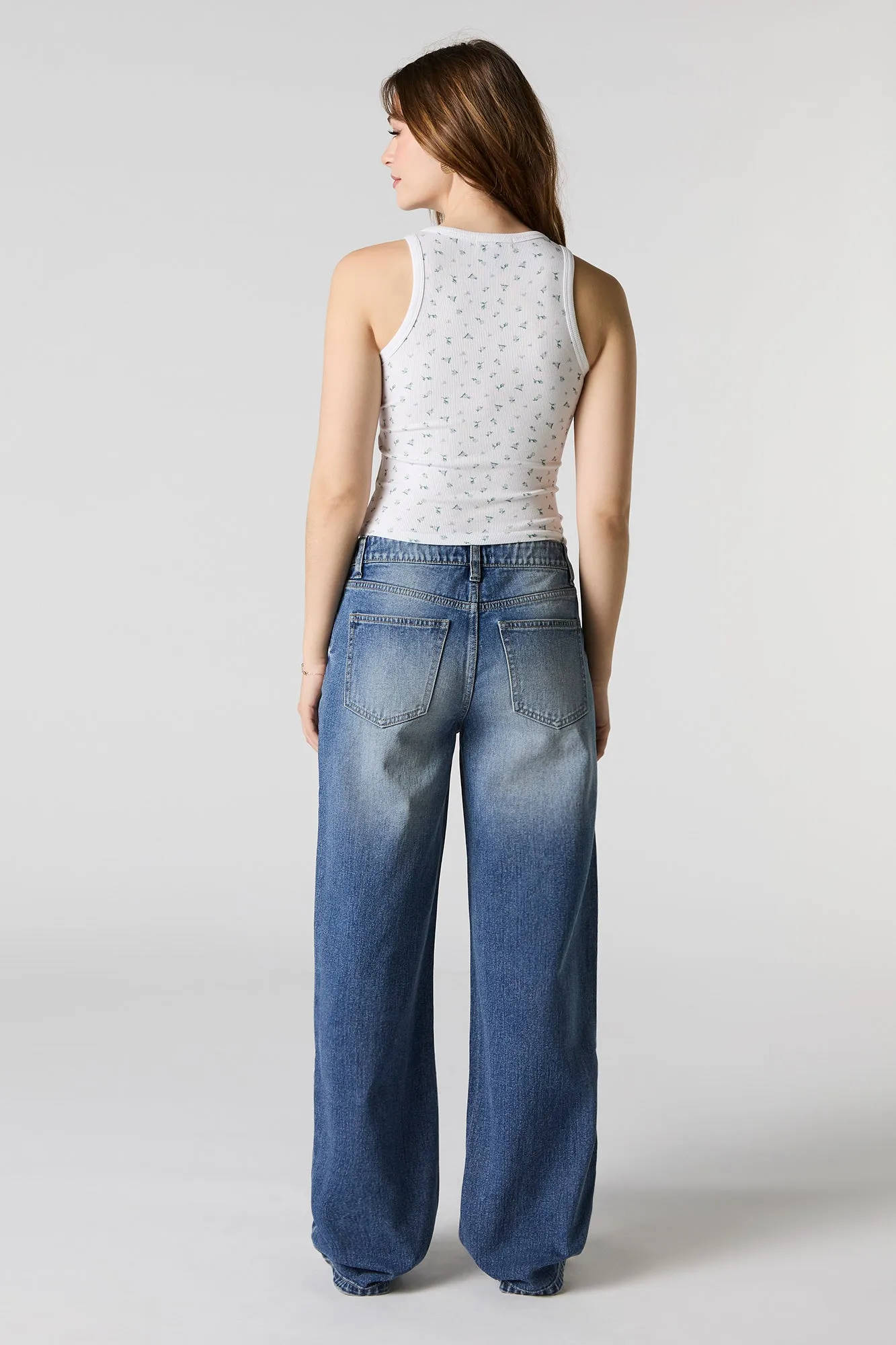 Dark Wash Low Rise Skater Jean sold by Charlotte Russe product image thumbnail 3