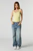 Ribbed Scoop Neck Tank sold by Charlotte Russe