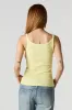 Ribbed Scoop Neck Tank sold by Charlotte Russe