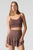 Smocked Waist Tiered Mini Skort sold by Charlotte Russe