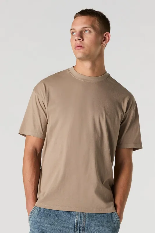 Solid Relaxed T-Shirt sold by Charlotte Russe