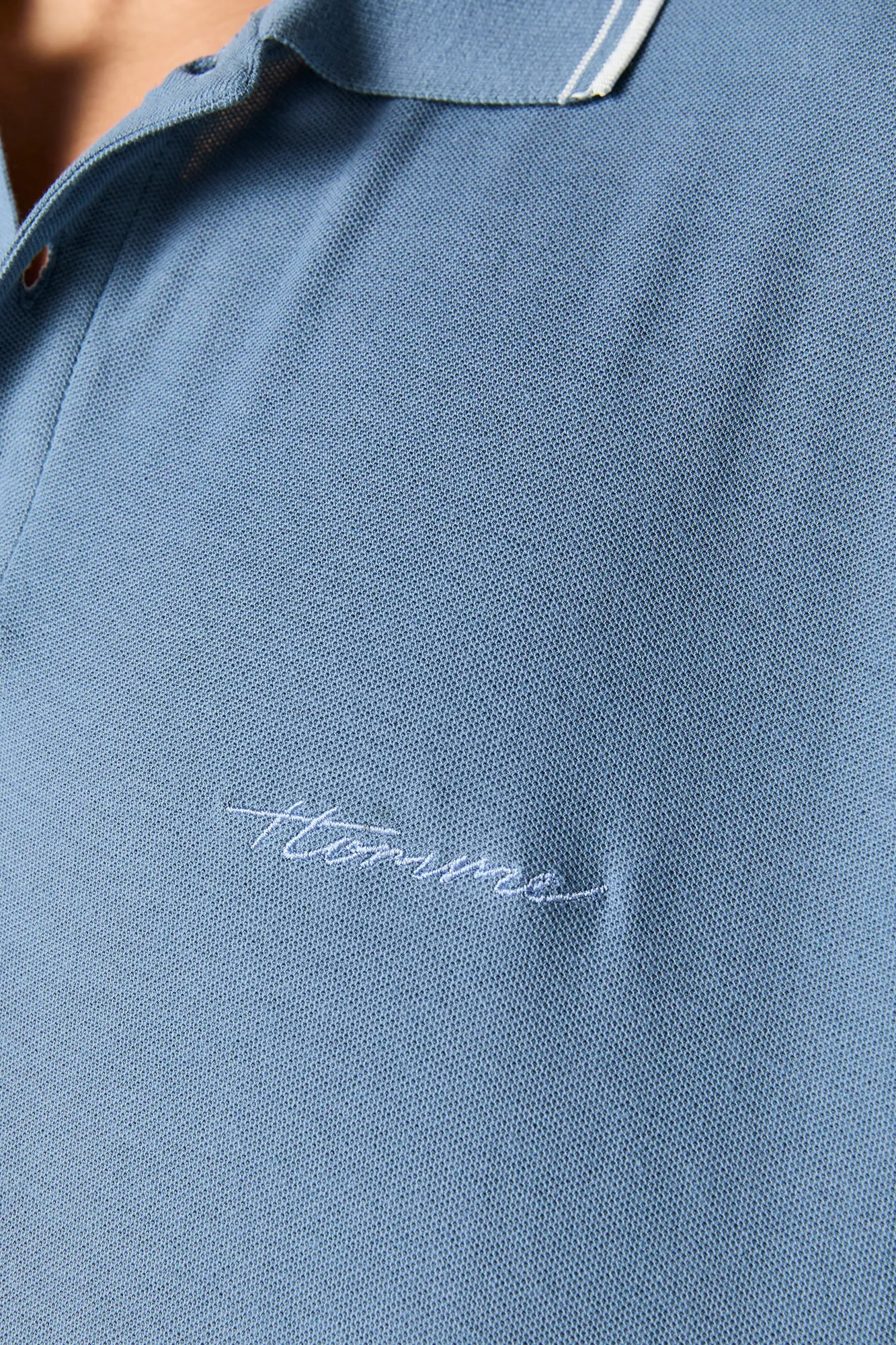 Embroidered Polo T-Shirt sold by Charlotte Russe product image thumbnail 4