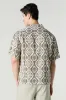 Printed Button-Up Top sold by Charlotte Russe