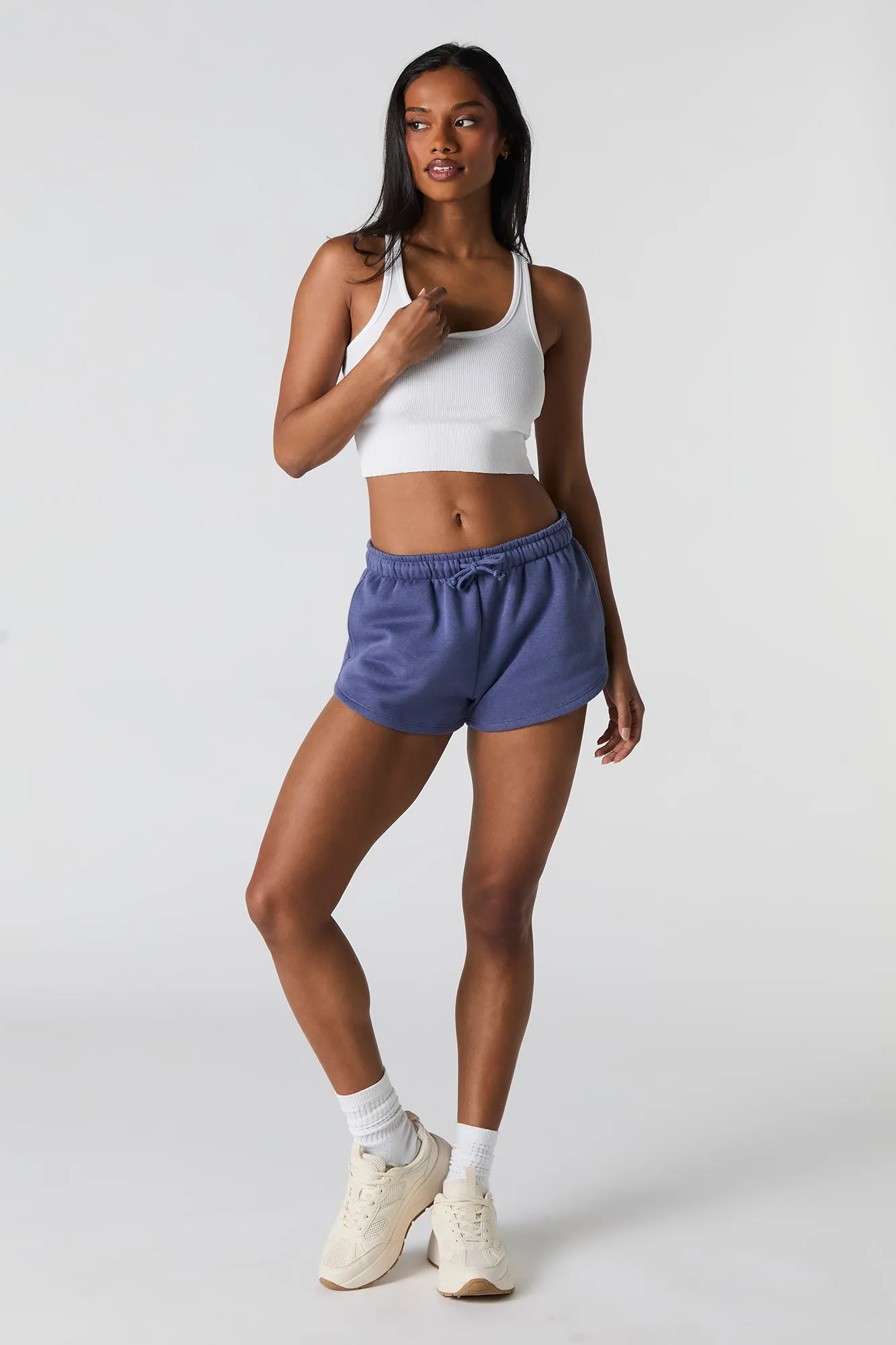 Fleece Dolphin Short sold by Charlotte Russe product image thumbnail 3