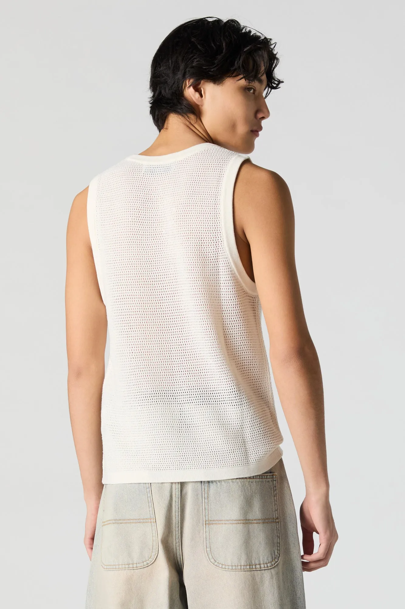 Open Knit Tank sold by Charlotte Russe product image thumbnail 2