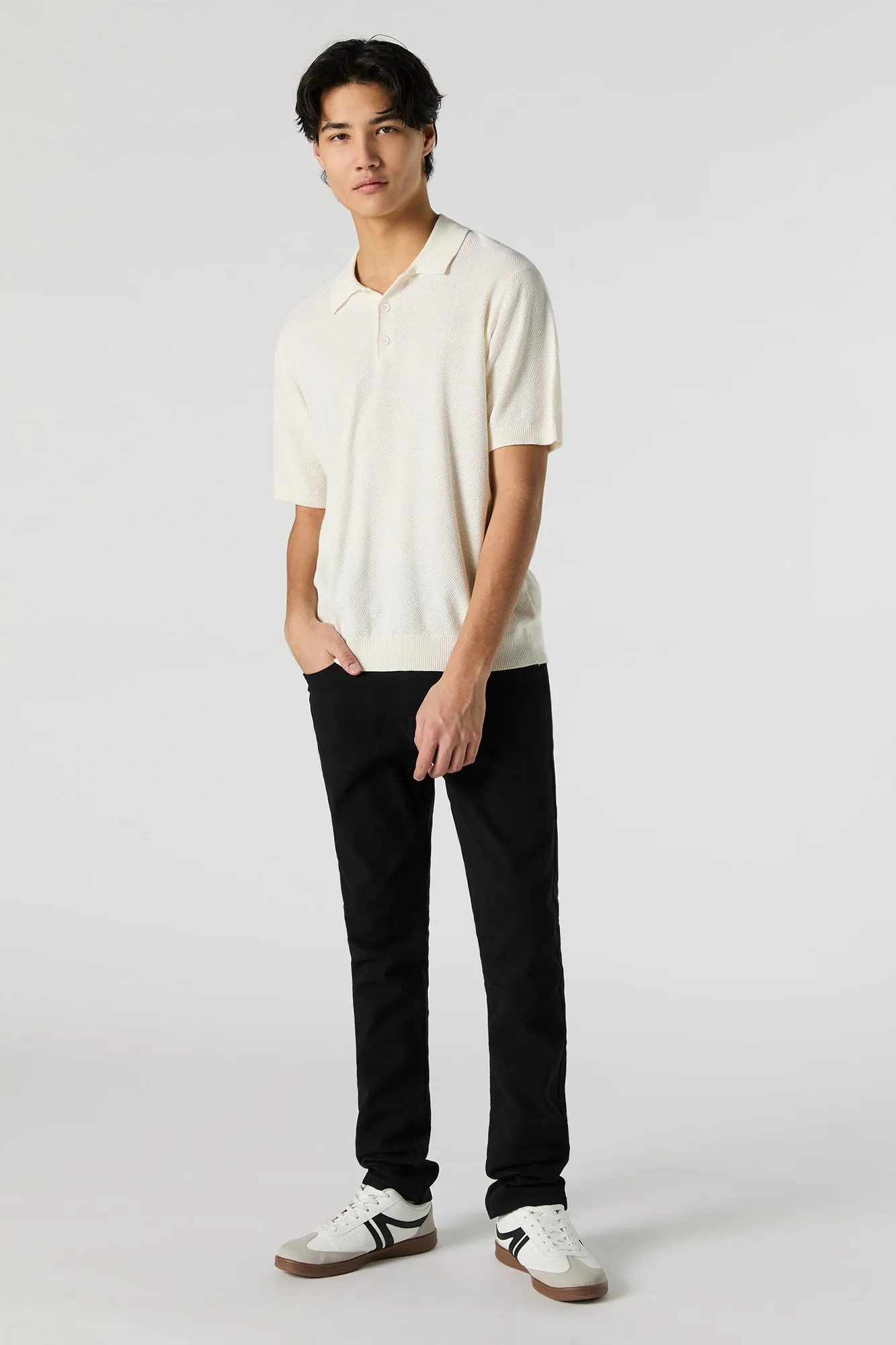 Knit Polo Top sold by Charlotte Russe product image thumbnail 3