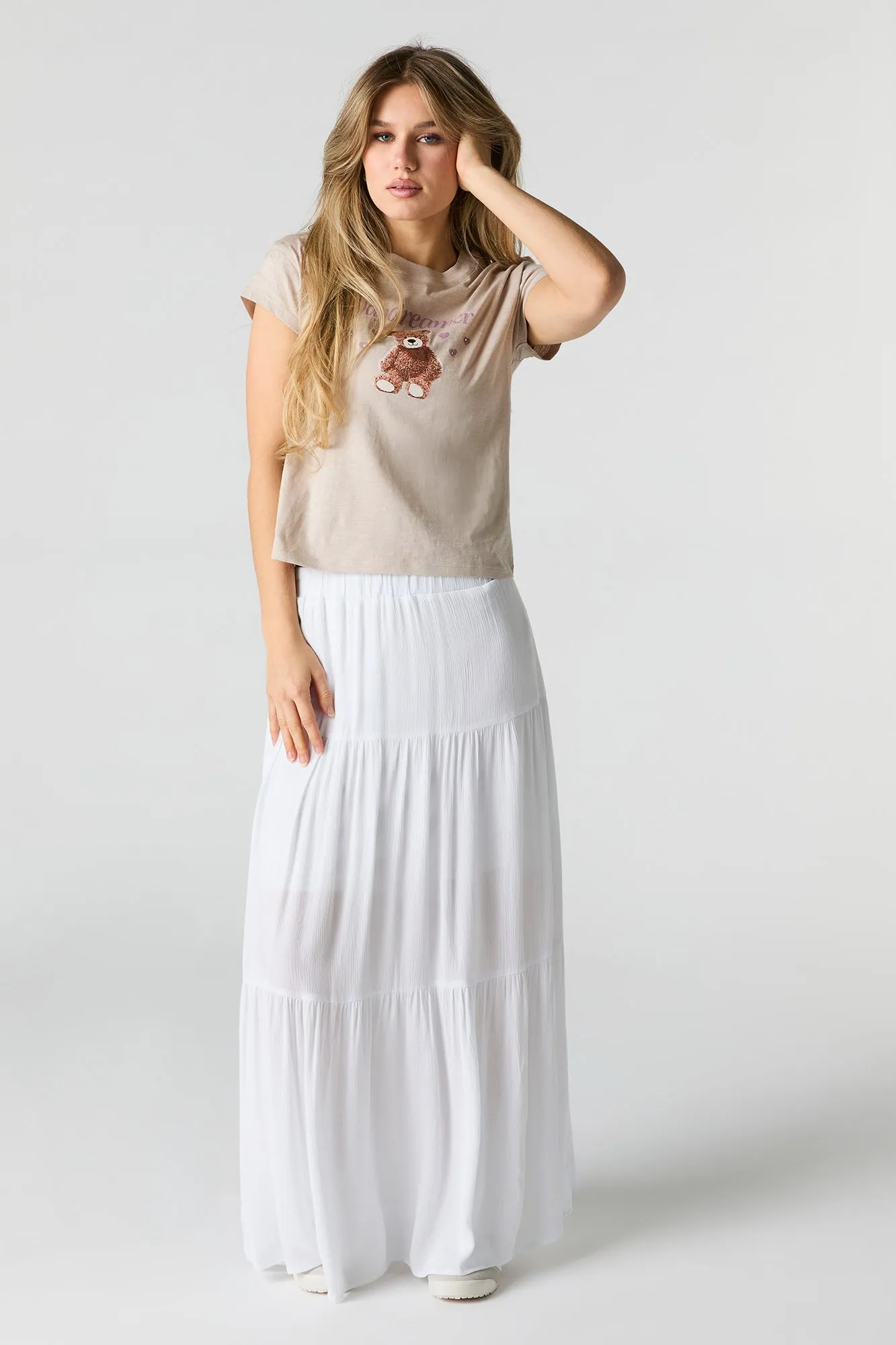 Daydreamer Graphic Boxy T-Shirt sold by Charlotte Russe product image thumbnail 3