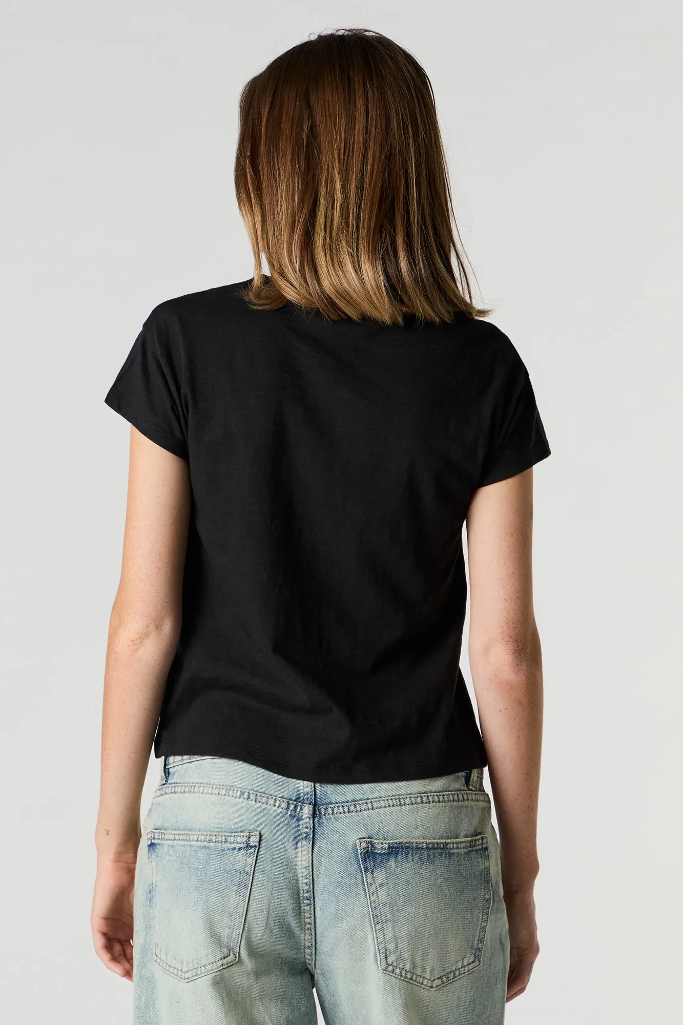Edgy Graphic Boxy T-Shirt sold by Charlotte Russe product image thumbnail 5