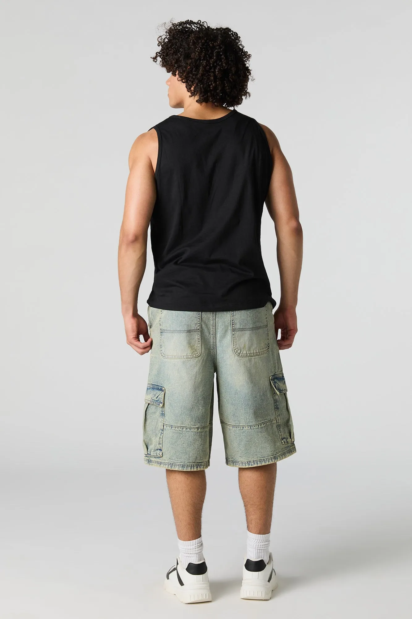 Skater Cargo Jort sold by Charlotte Russe product image thumbnail 4