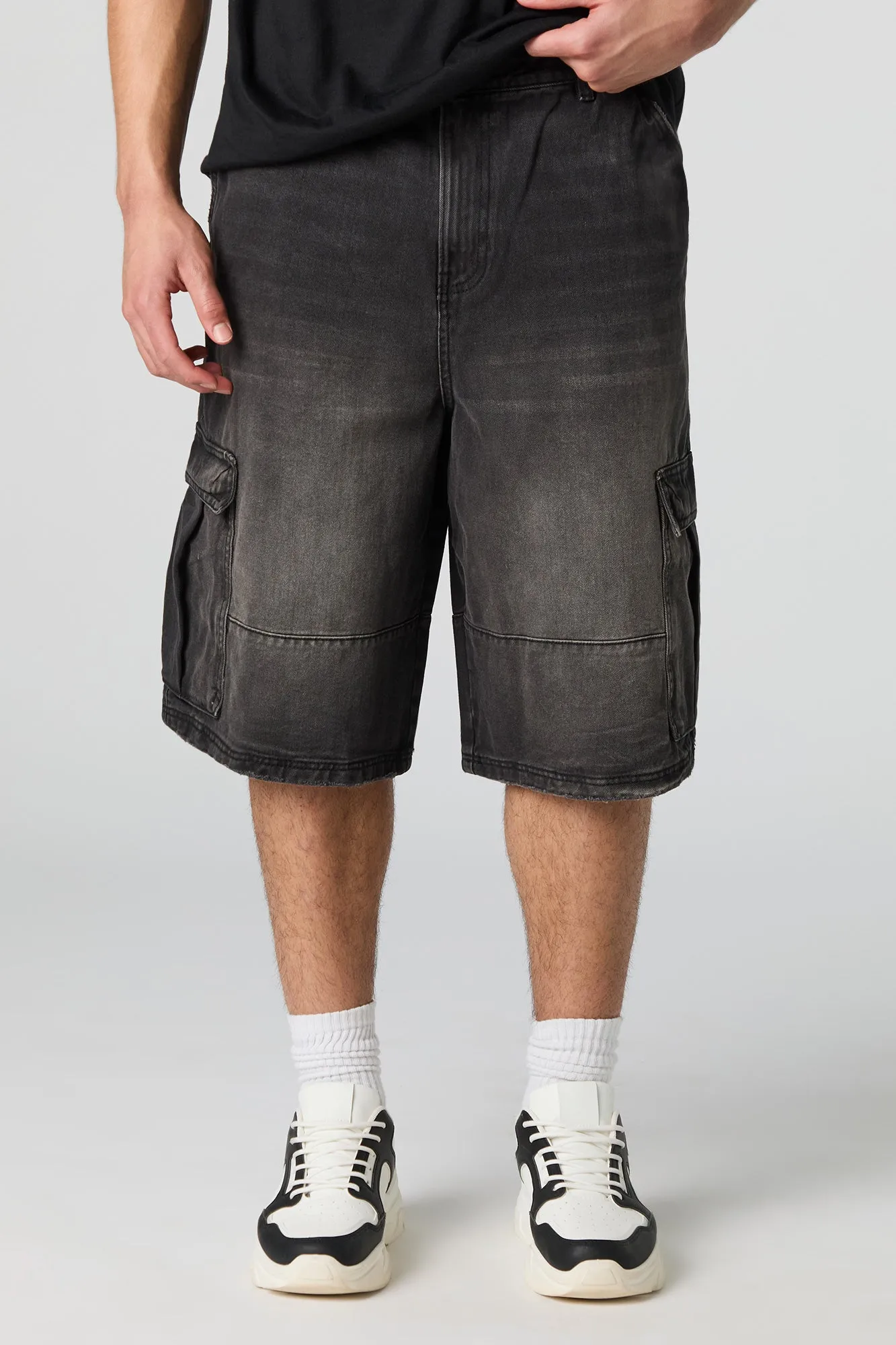 Skater Cargo Jort sold by Charlotte Russe product image thumbnail 5