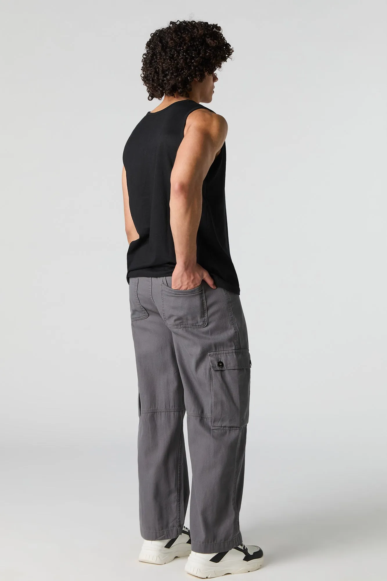 Drawstring Skater Cargo Pant sold by Charlotte Russe product image thumbnail 3