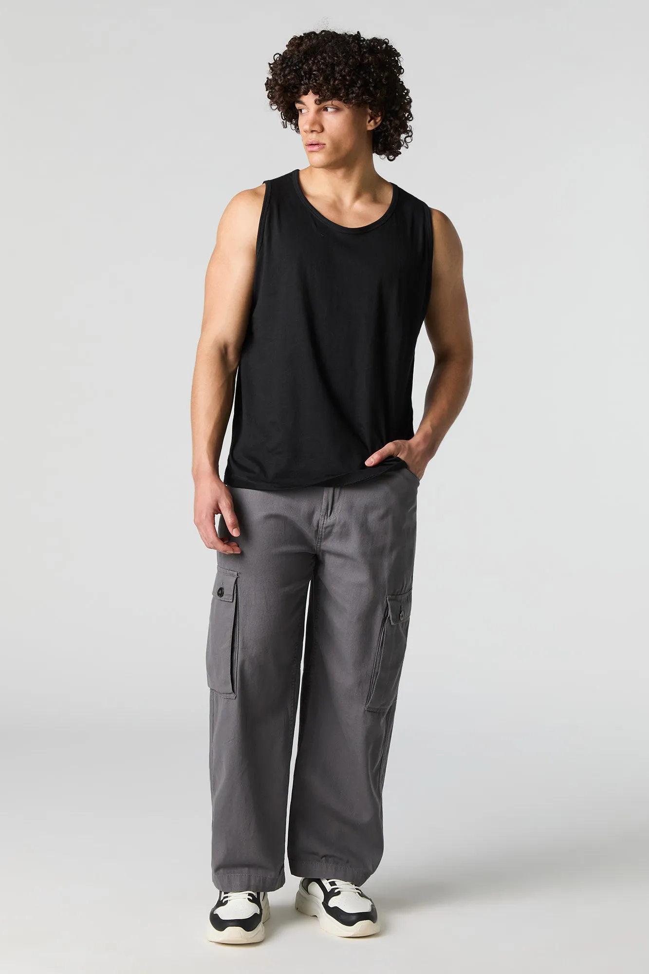 Drawstring Skater Cargo Pant sold by Charlotte Russe product image thumbnail 2